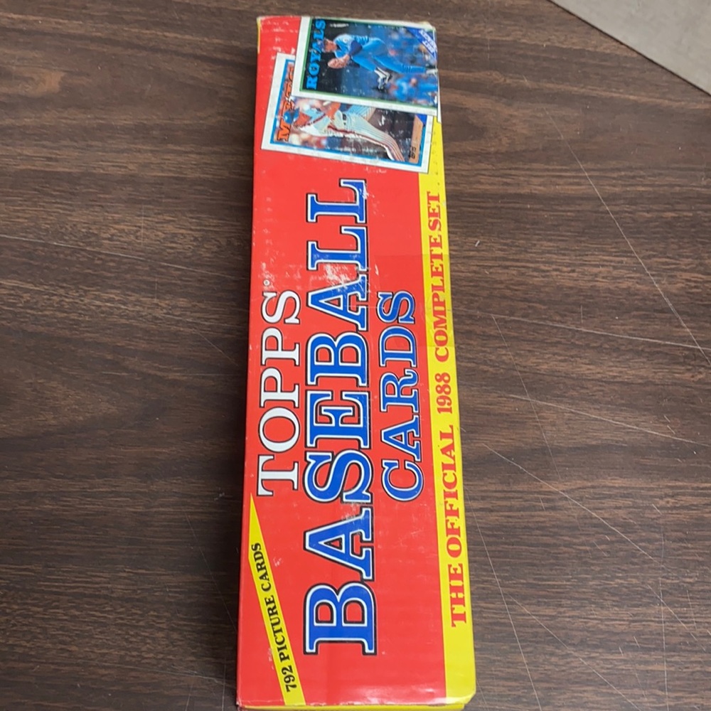 1988 Topps baseball factory complete set